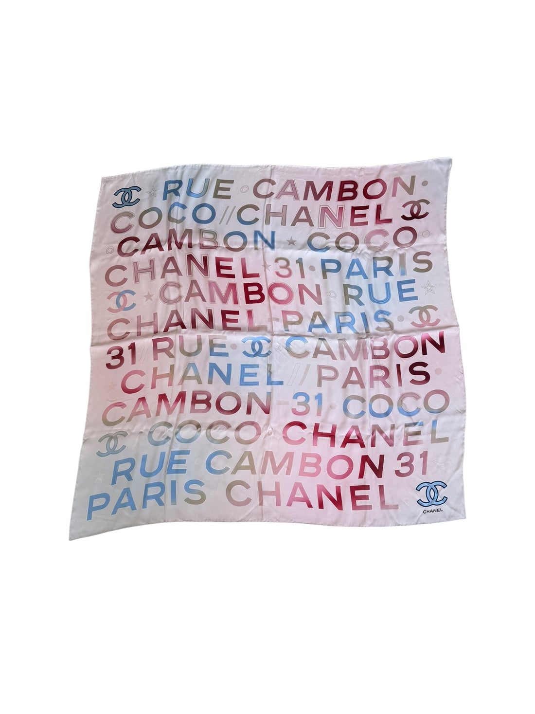 Chanel Seiden Carrè Seidentuch aus 100% Seide