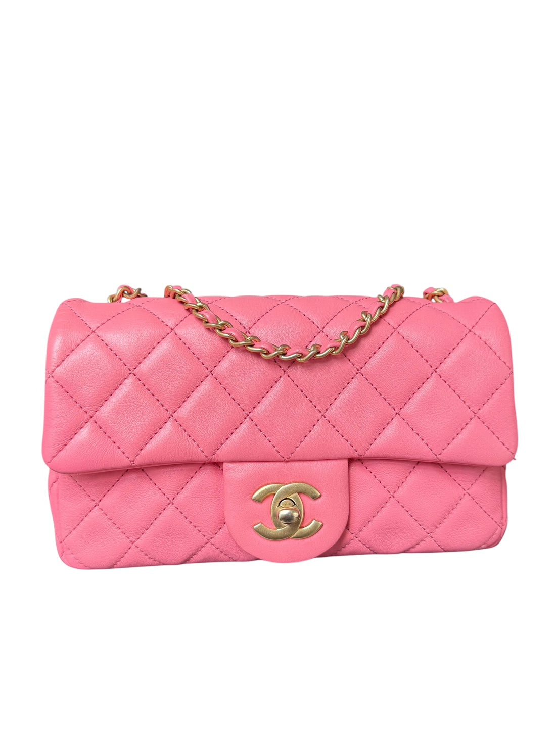 Chanel Classic Flap Bag Mini Rectangular aus der beliebten „Pearl Crush“ Kollektion