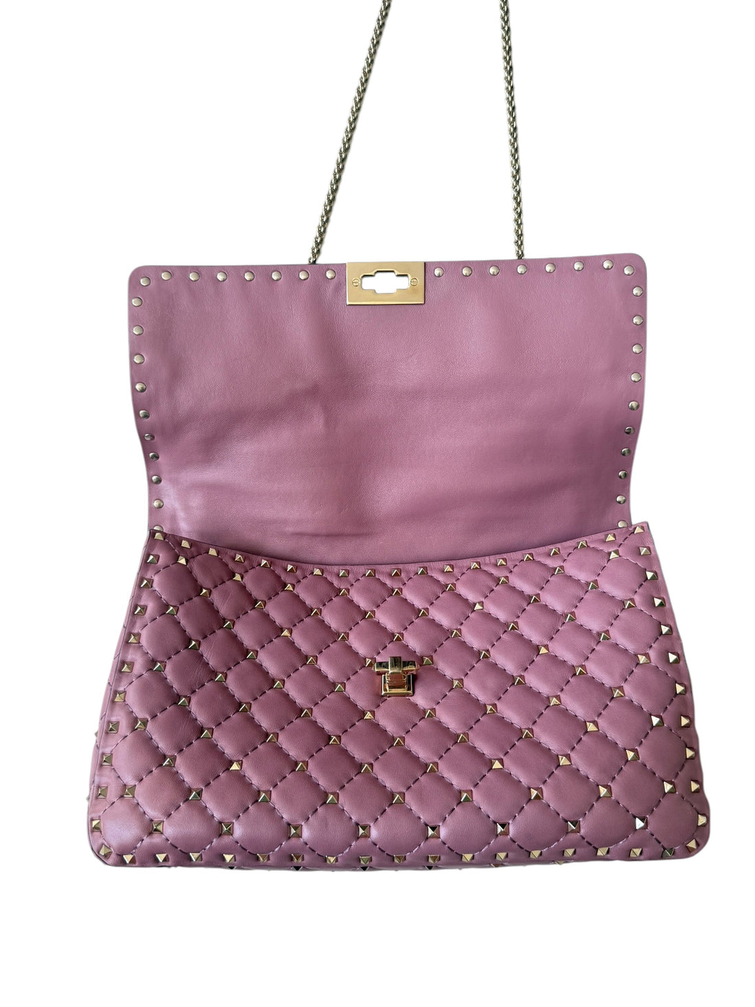 Valentino Garavani Spike Tasche in der Farbe rosa-nude