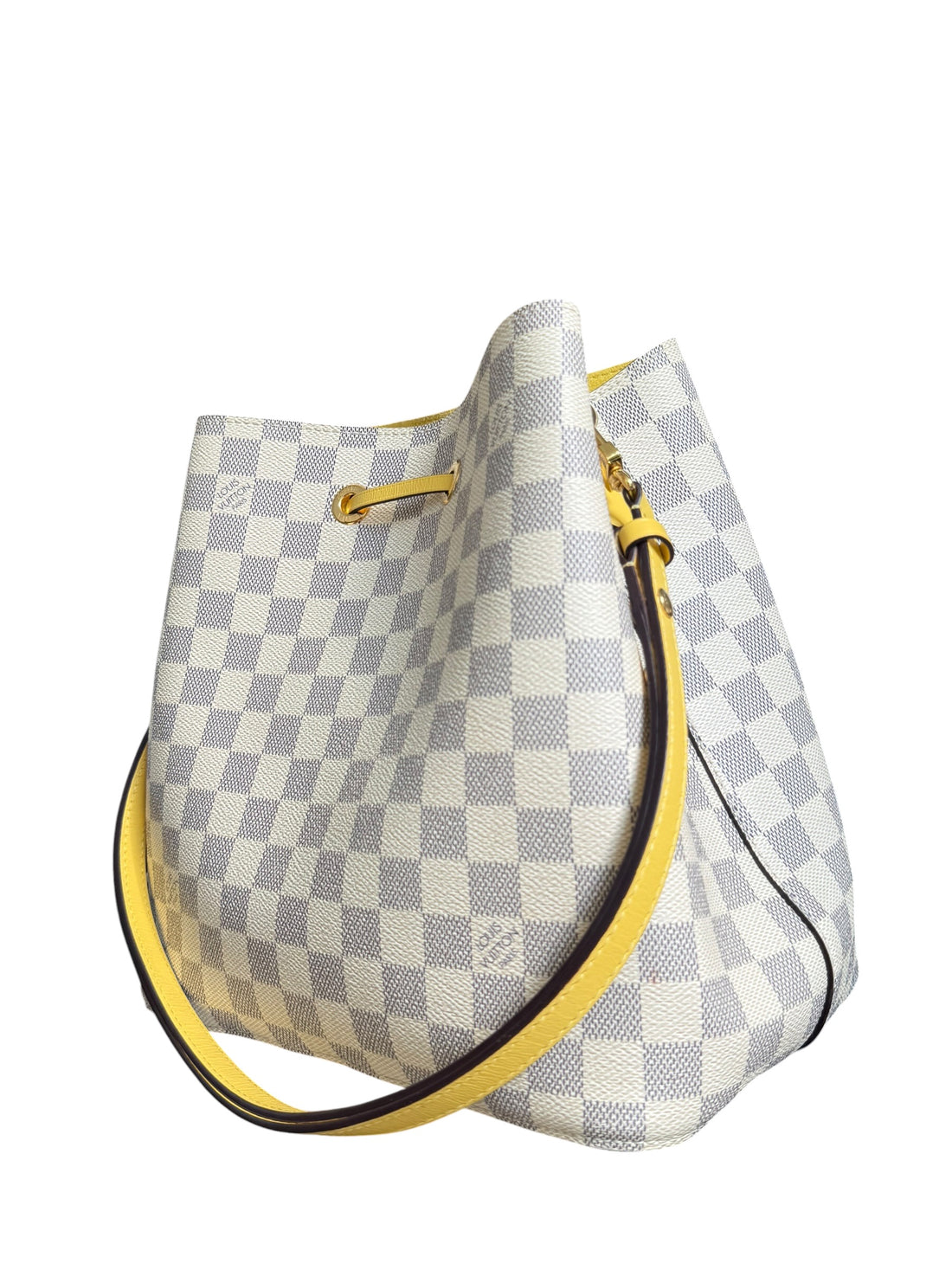 LOUIS VUITTON Néo Noé MM Damier Azur Yellow.