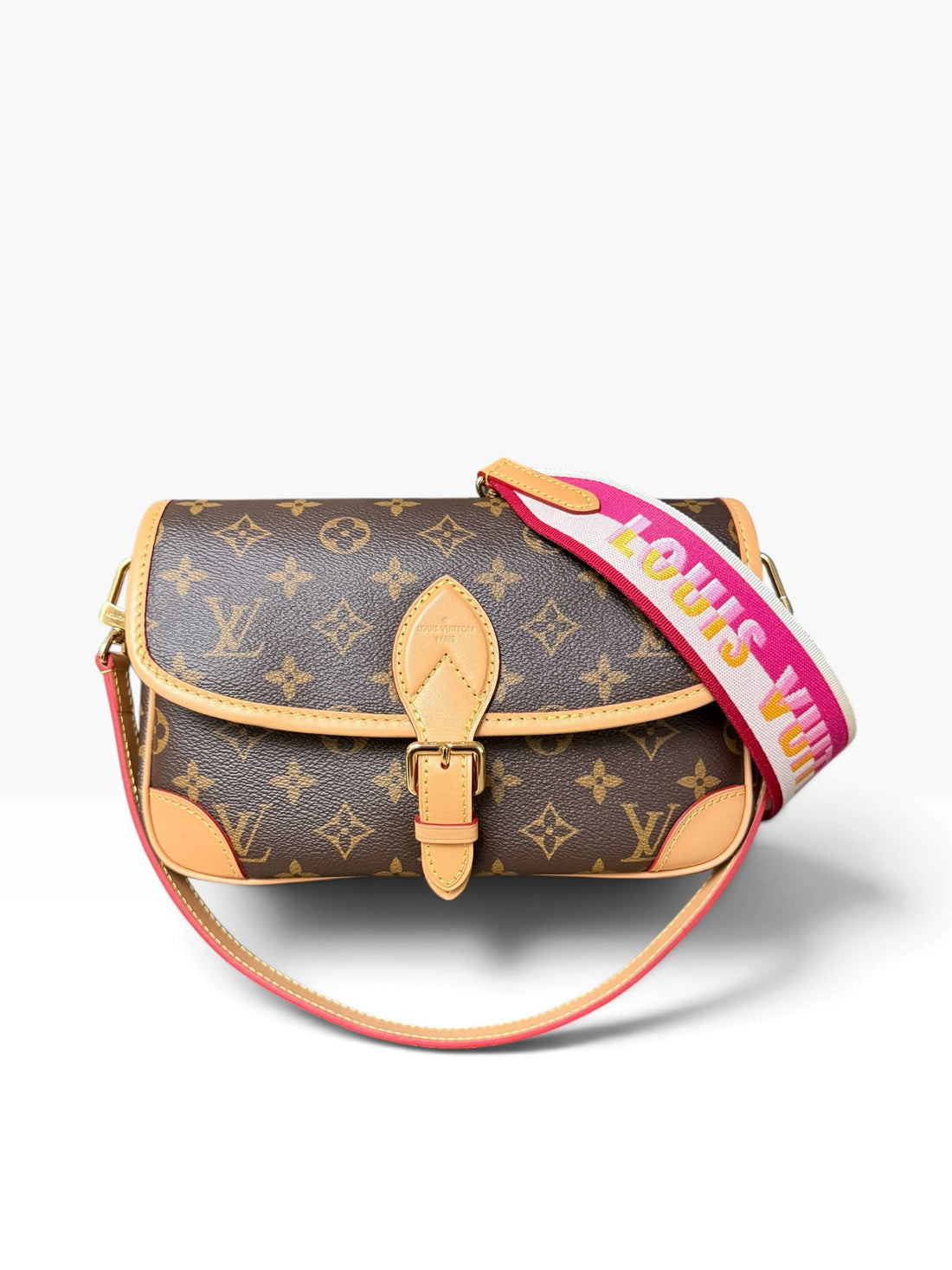 Louis Vuittion Diane Fuchsia Monogram Canvas