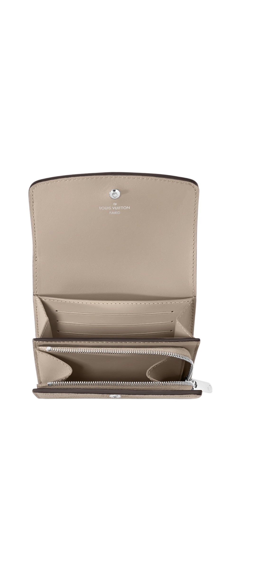 Louis Vuitton Iris Compact Geldbörse in Mahina Leder