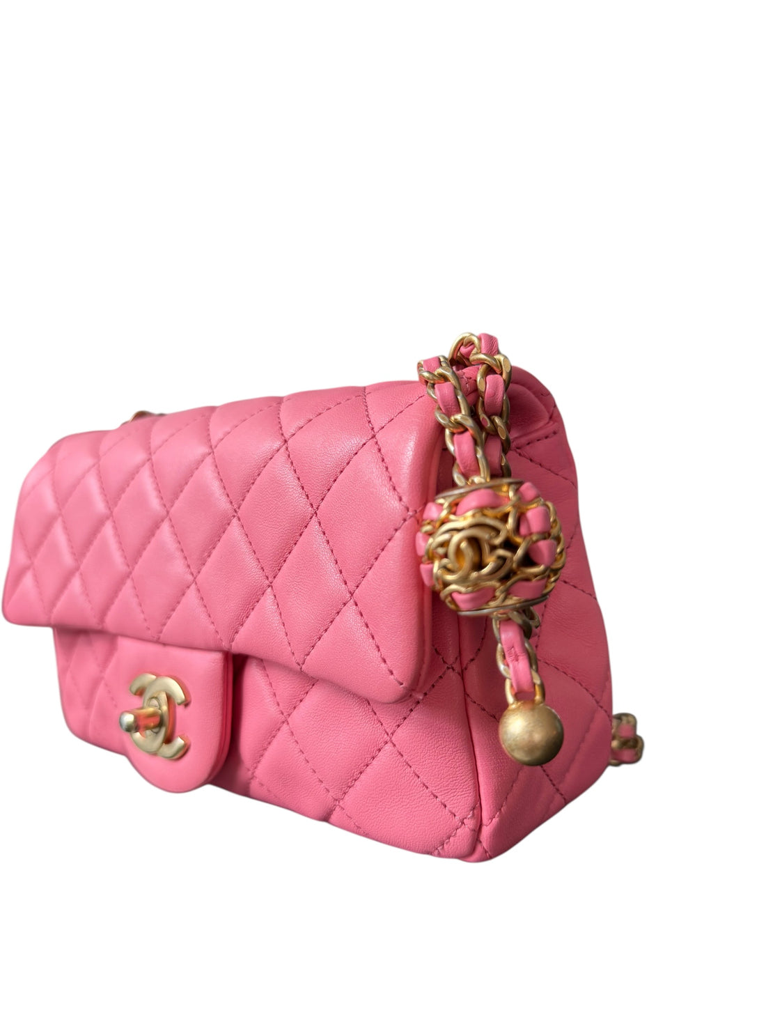 Chanel Classic Flap Bag Mini Rectangular aus der beliebten „Pearl Crush“ Kollektion