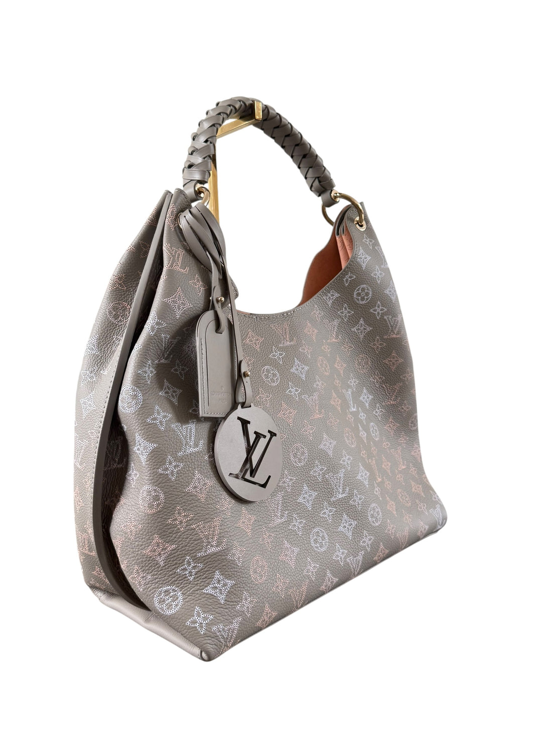 Louis Vuitton Carmel Beuteltasche aus Mahina Kalbsleder