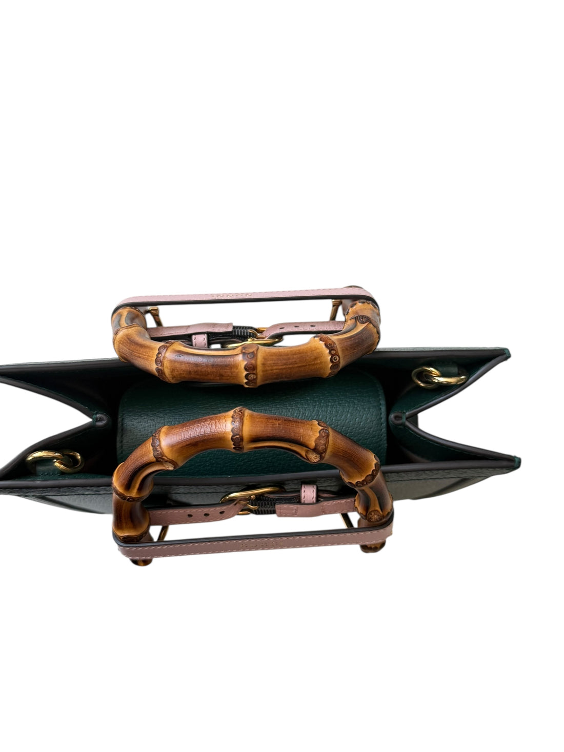 Gucci Diana Shopper in der Farbe grün mit Bambusgriffen