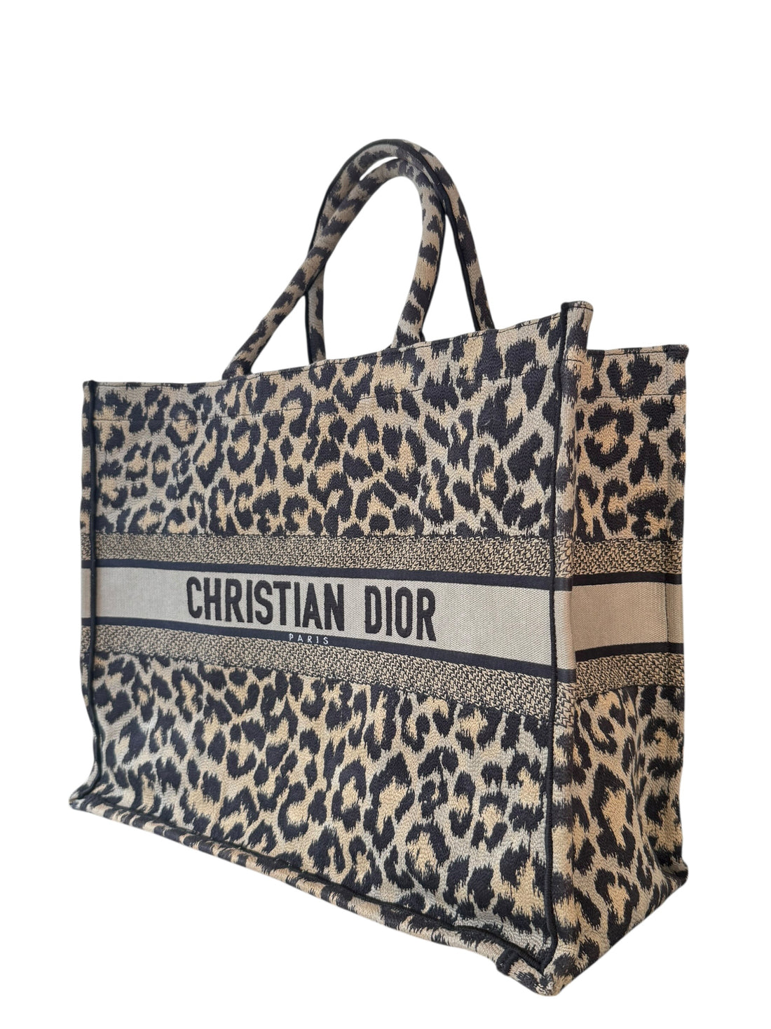 Christian Dior Tote Bag mit Leo Stickerei.