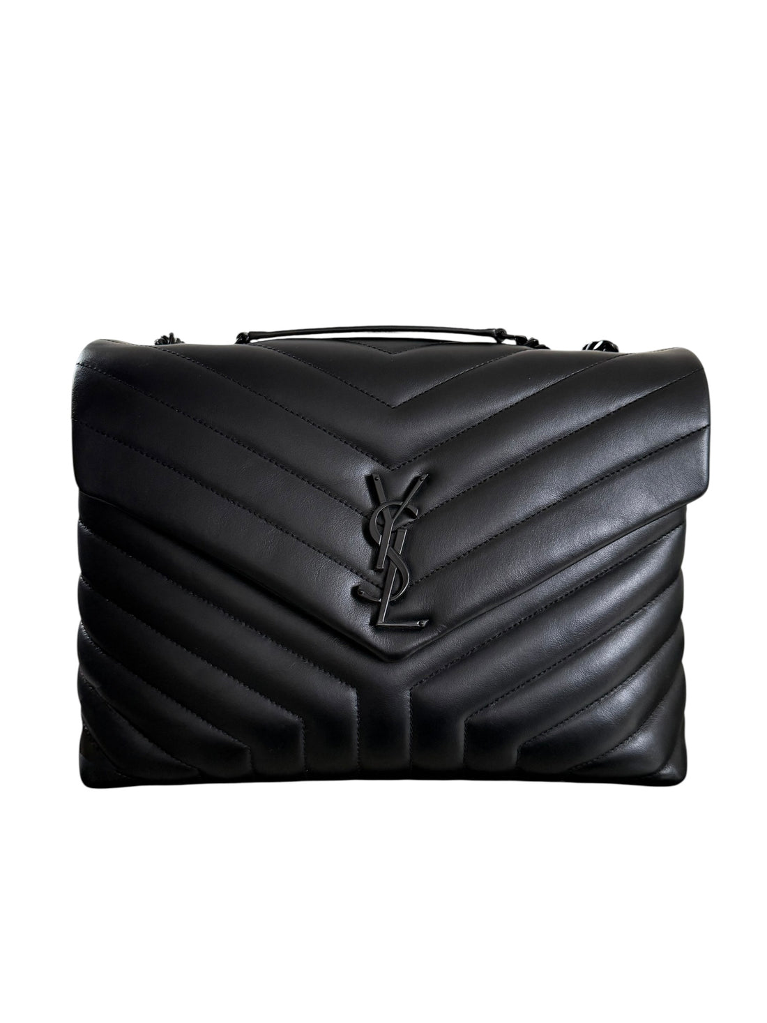 YSL Saint Laurent Loulou Allblack Medium