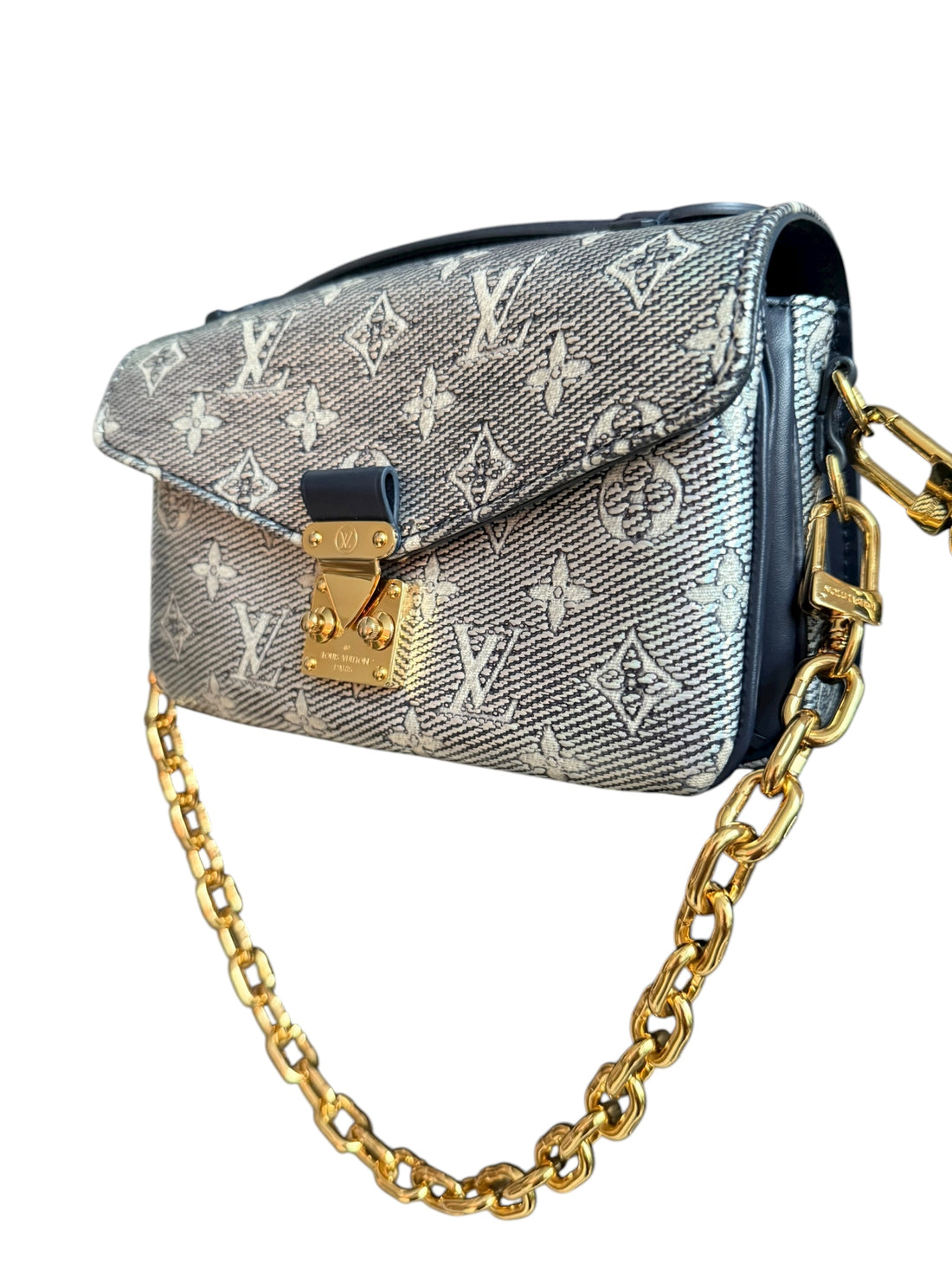Louis Vuitton Métis East West Monoglam Blau. Limited Edition