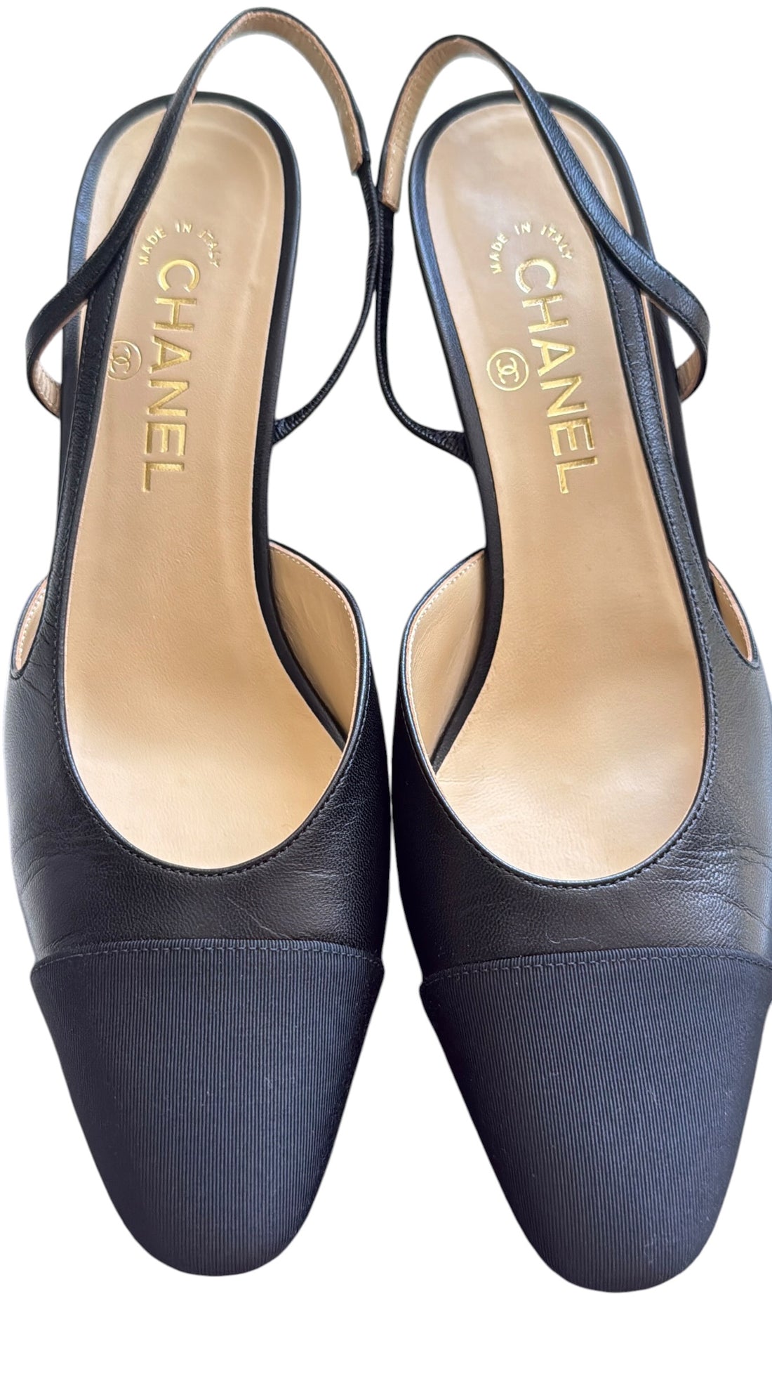Chanel klassische Slingpumps in der Grösse 40C