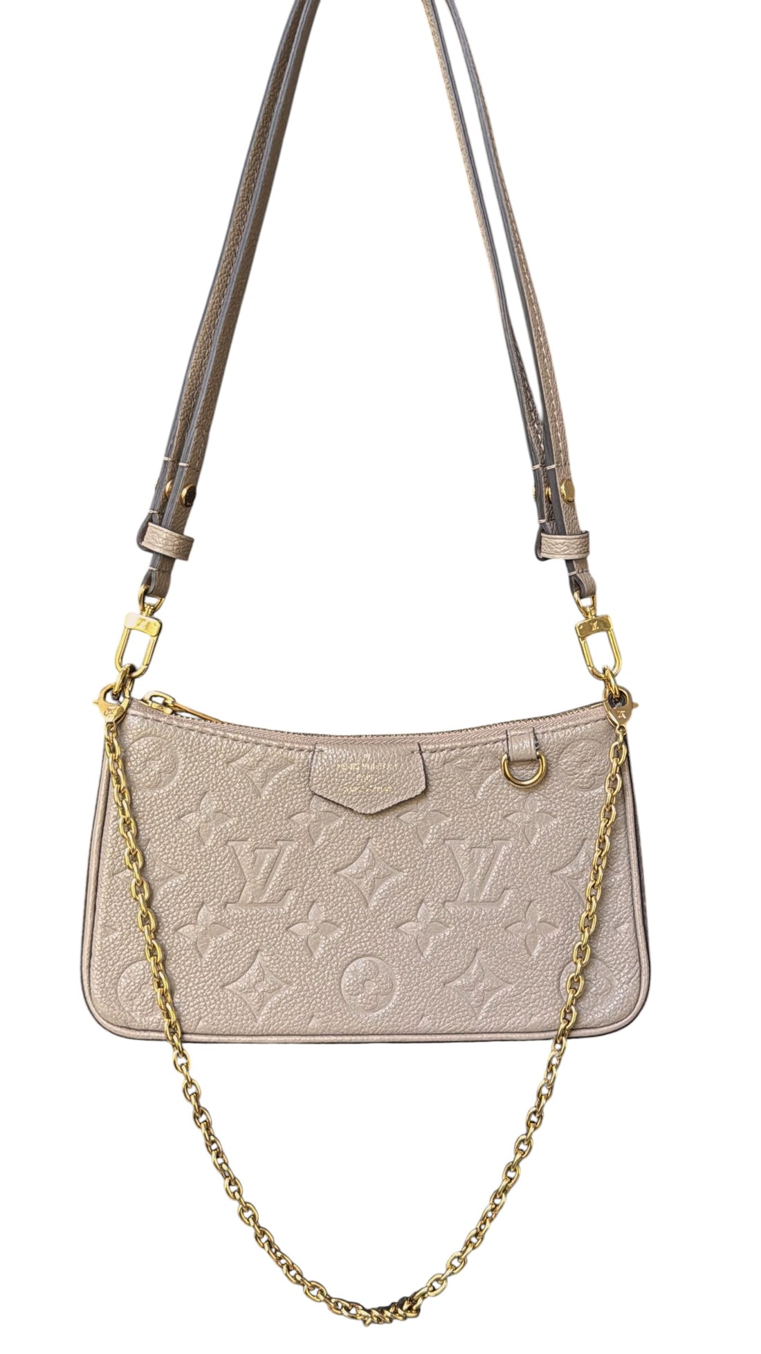 Louis Vuitton Easy Pouch on Strap in Monogram Empreinte Leder.