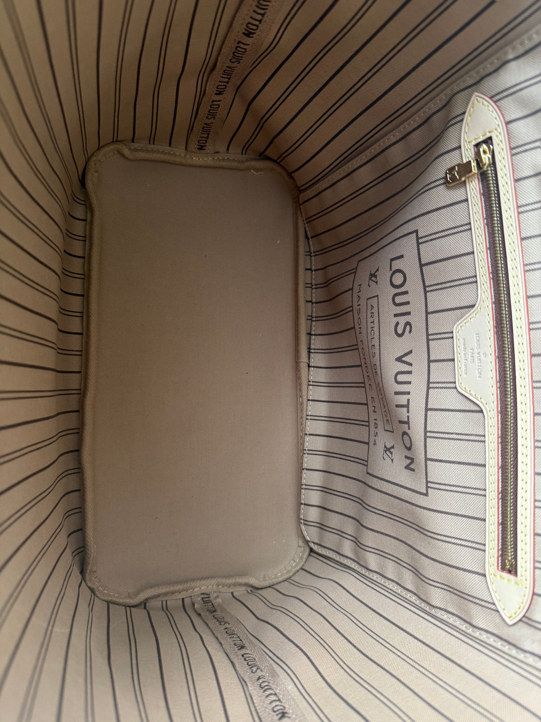 Louis Vuitton Neverfull Monogram beige