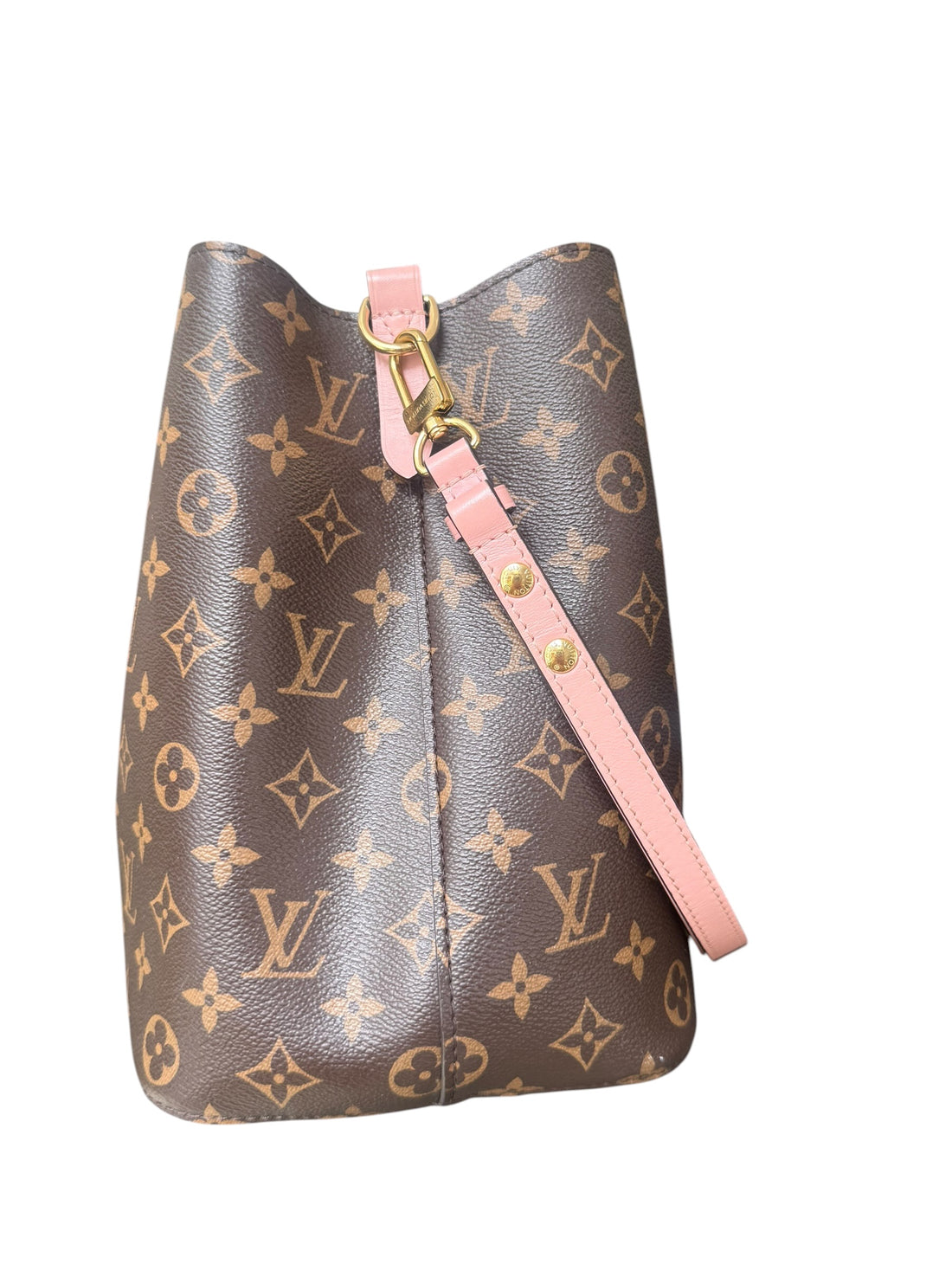 Louis Vuitton Néonoé MM Monogram Rosa mit verstellbarem und abnehmbarem Schulterriemen