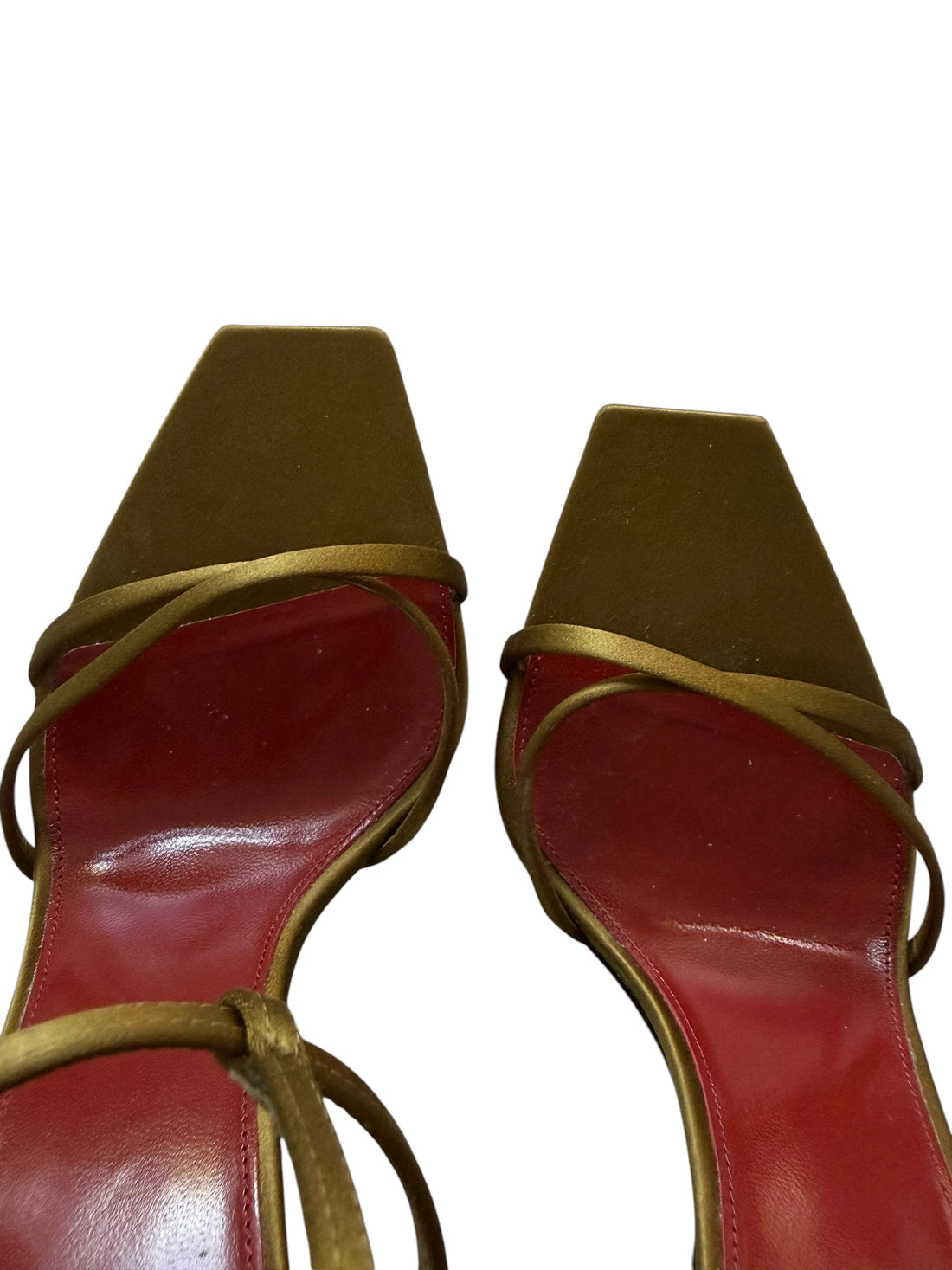 Saint Laurent Opyum Sandalen Grösse 37 Farbe Cuba Gold