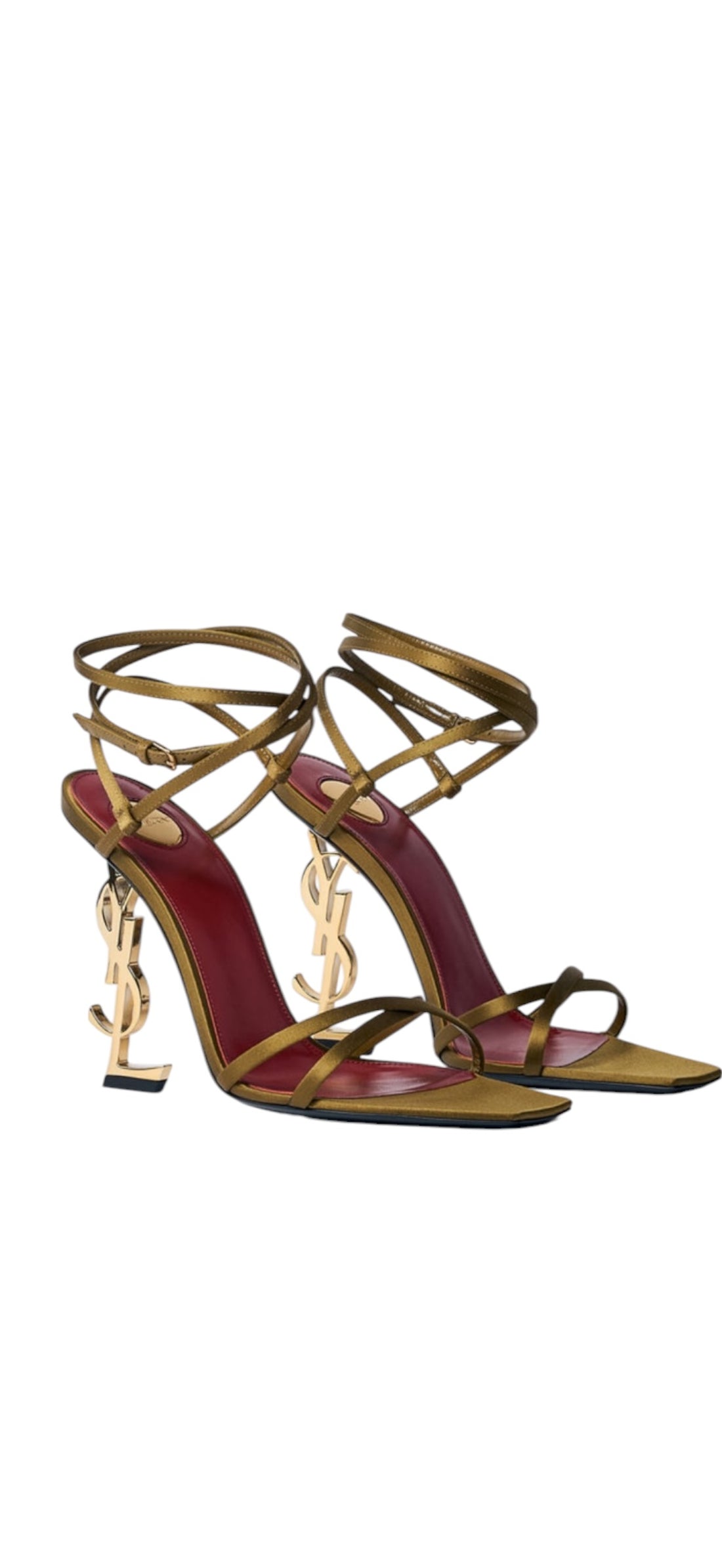 Saint Laurent Opyum Sandalen Grösse 37 Farbe Cuba Gold