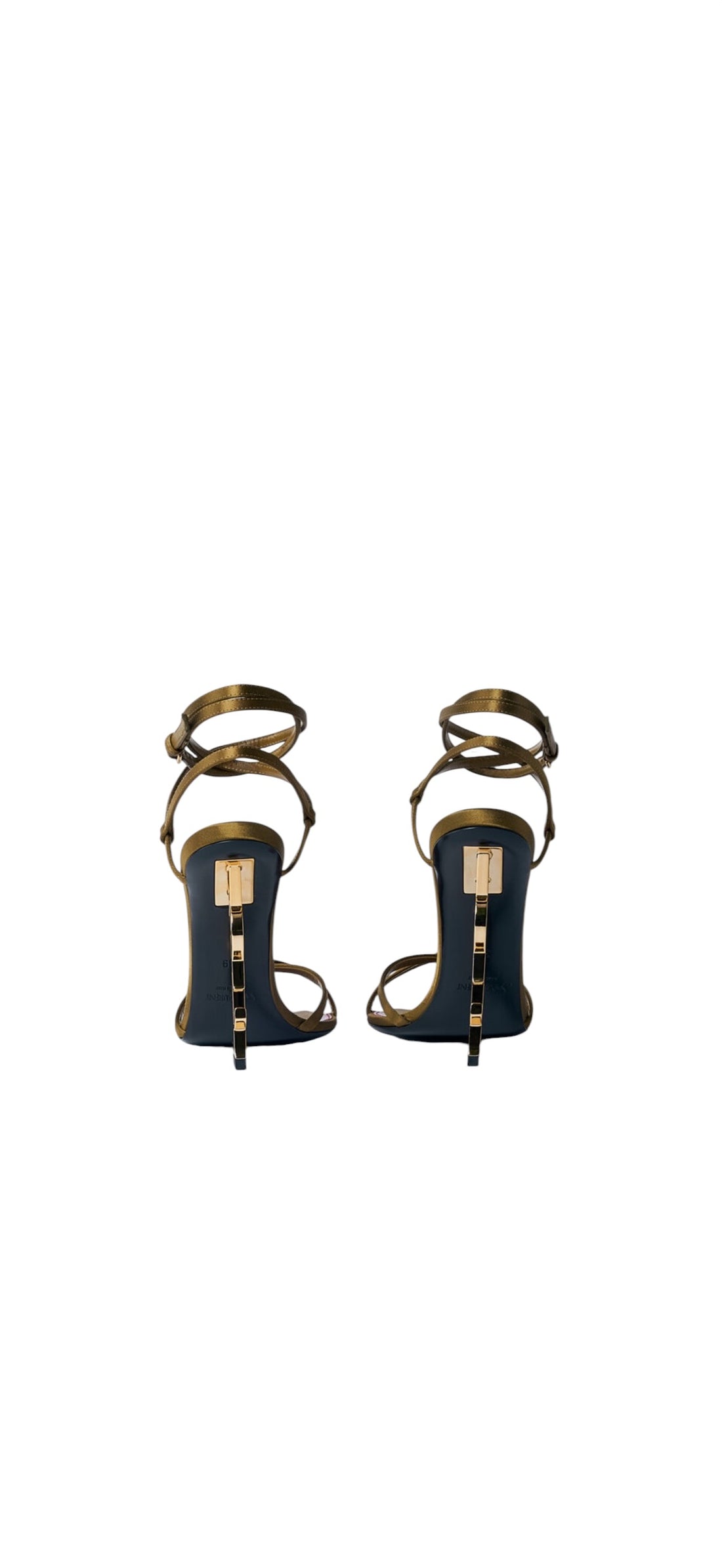 Saint Laurent Opyum Sandalen Grösse 37 Farbe Cuba Gold