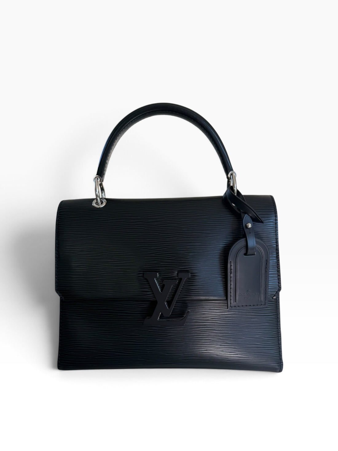 Louis Vuitton Grenelle pm aus schwarzem Epi Leder mit abnehmbaren Schulterriemen.