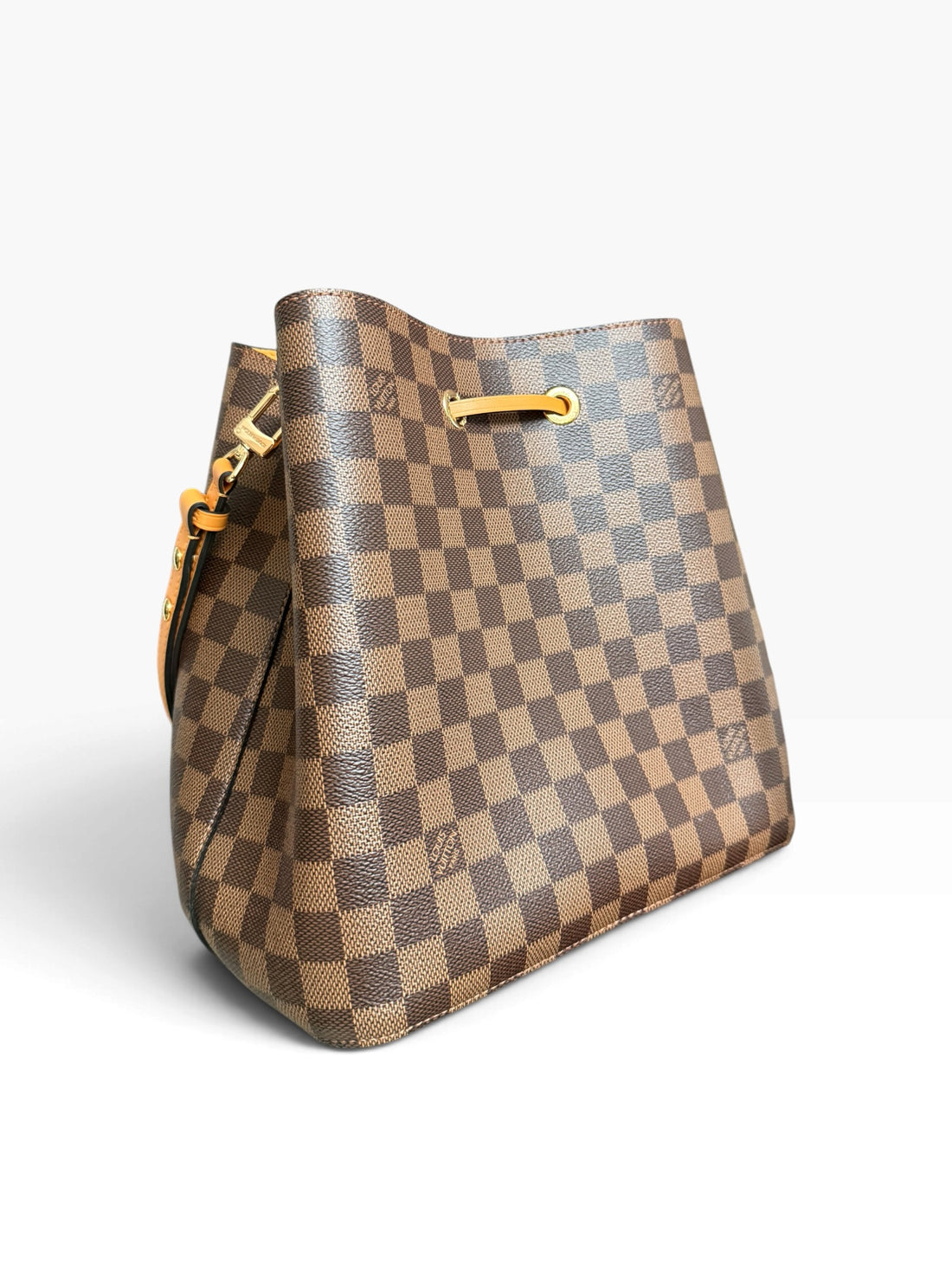 Louis Vuitton Néonoé MM Damier Ebene Safran