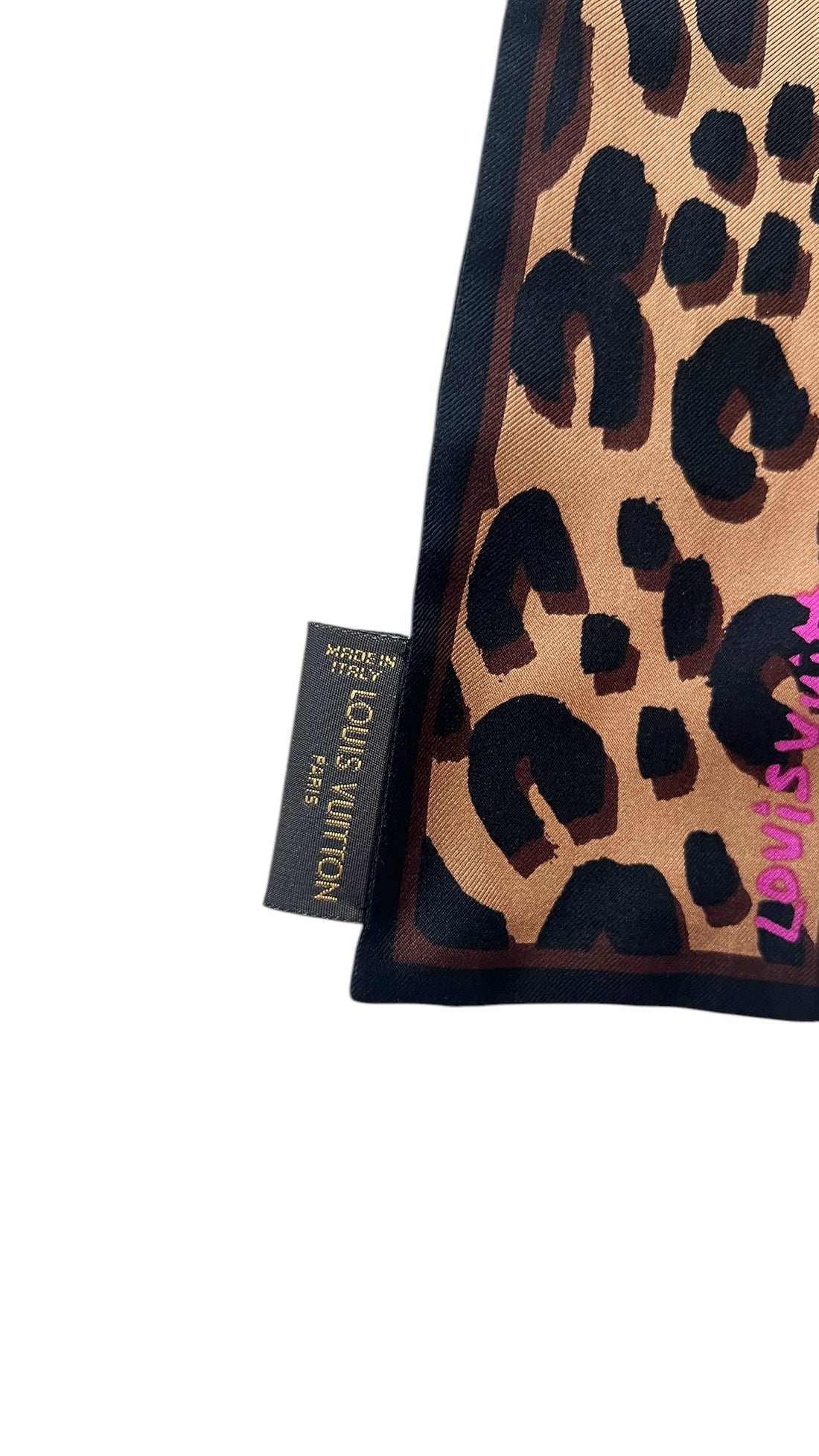 Louis Vuitton Bandeau Stephen Sprouse Leo Print