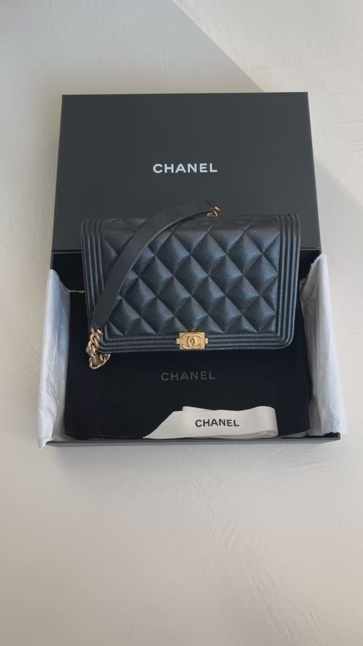 Chanel WOC Wallet on Chain Boy